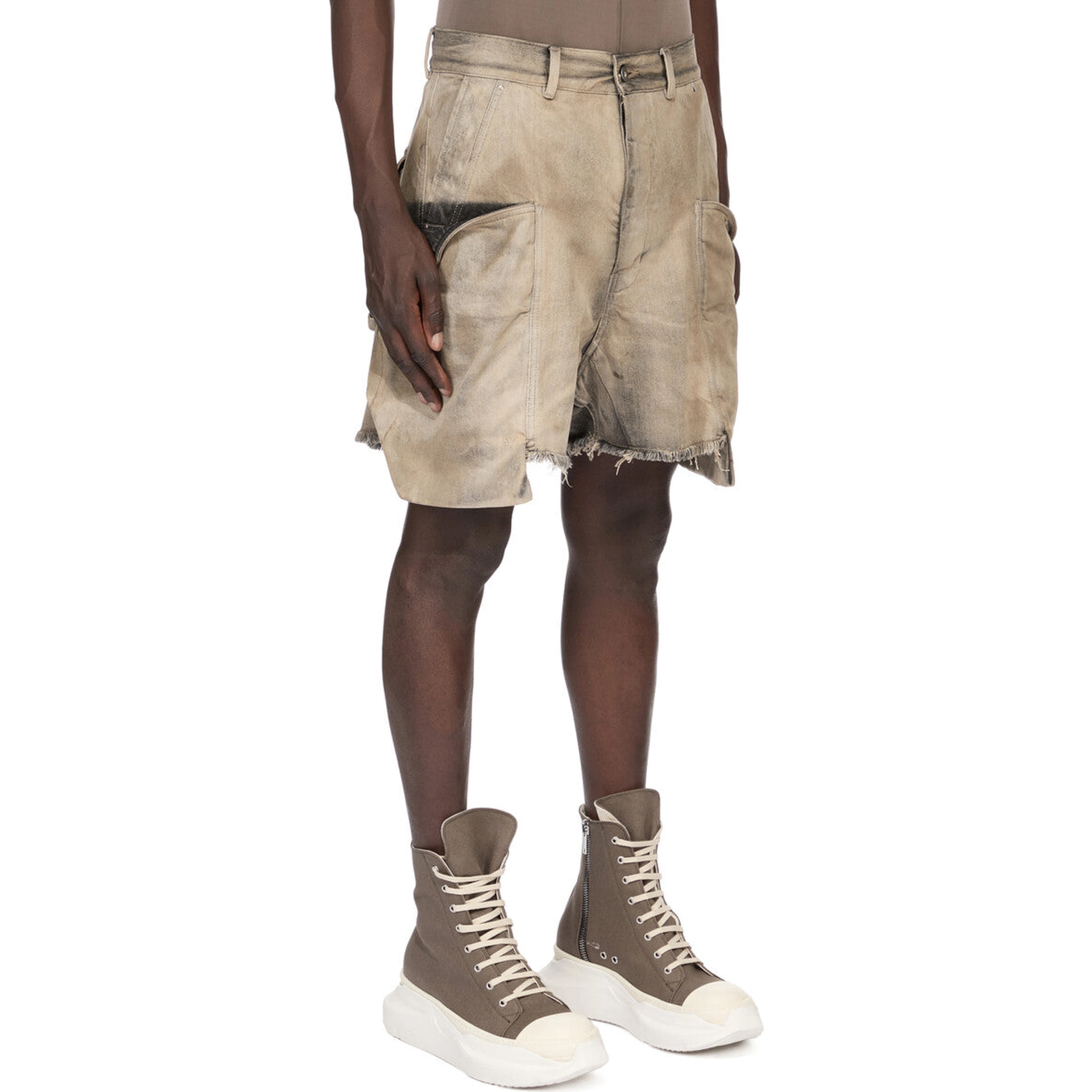 RICK OWENS DRKSHDW Shorts Brown