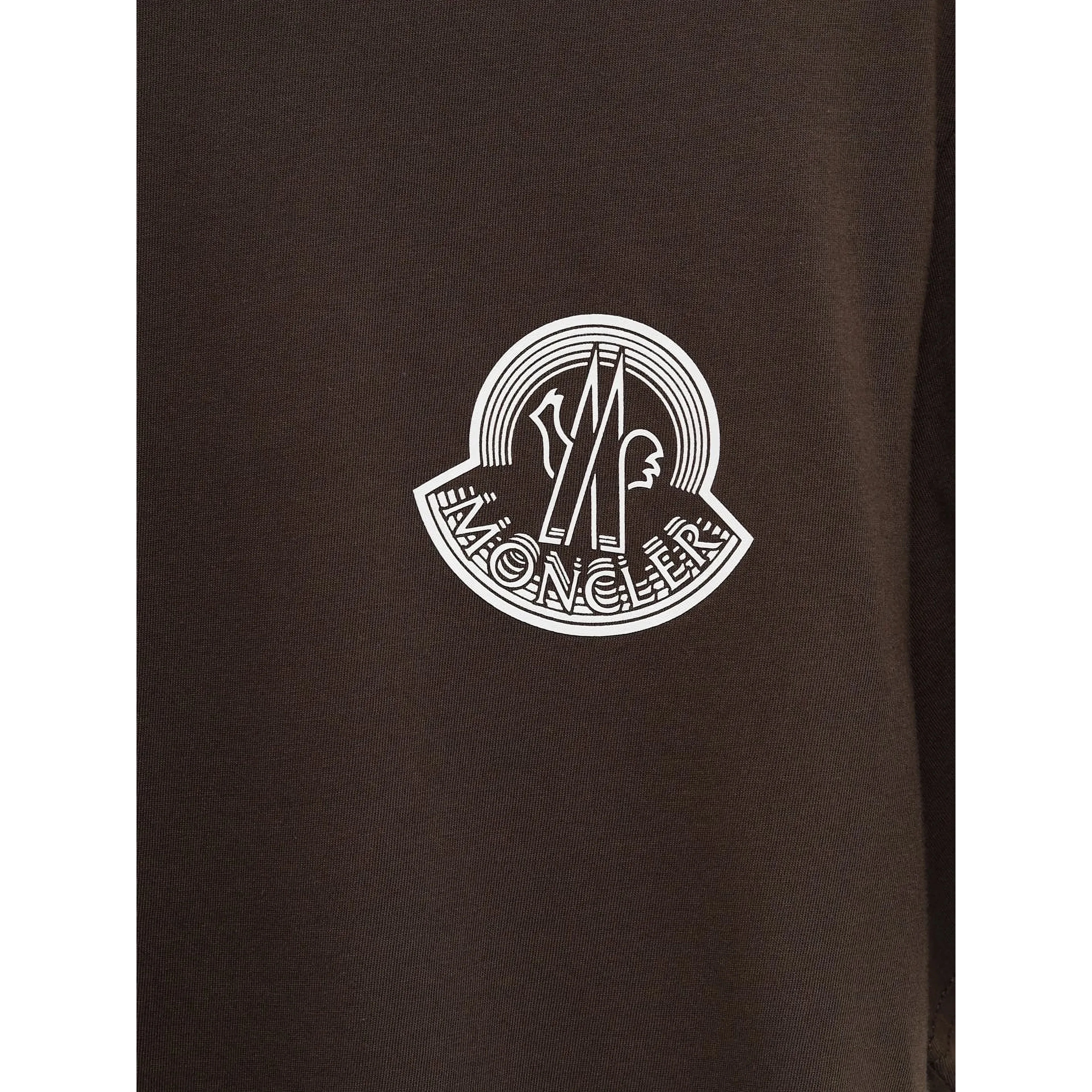 Moncler T-shirts and Polos Brown