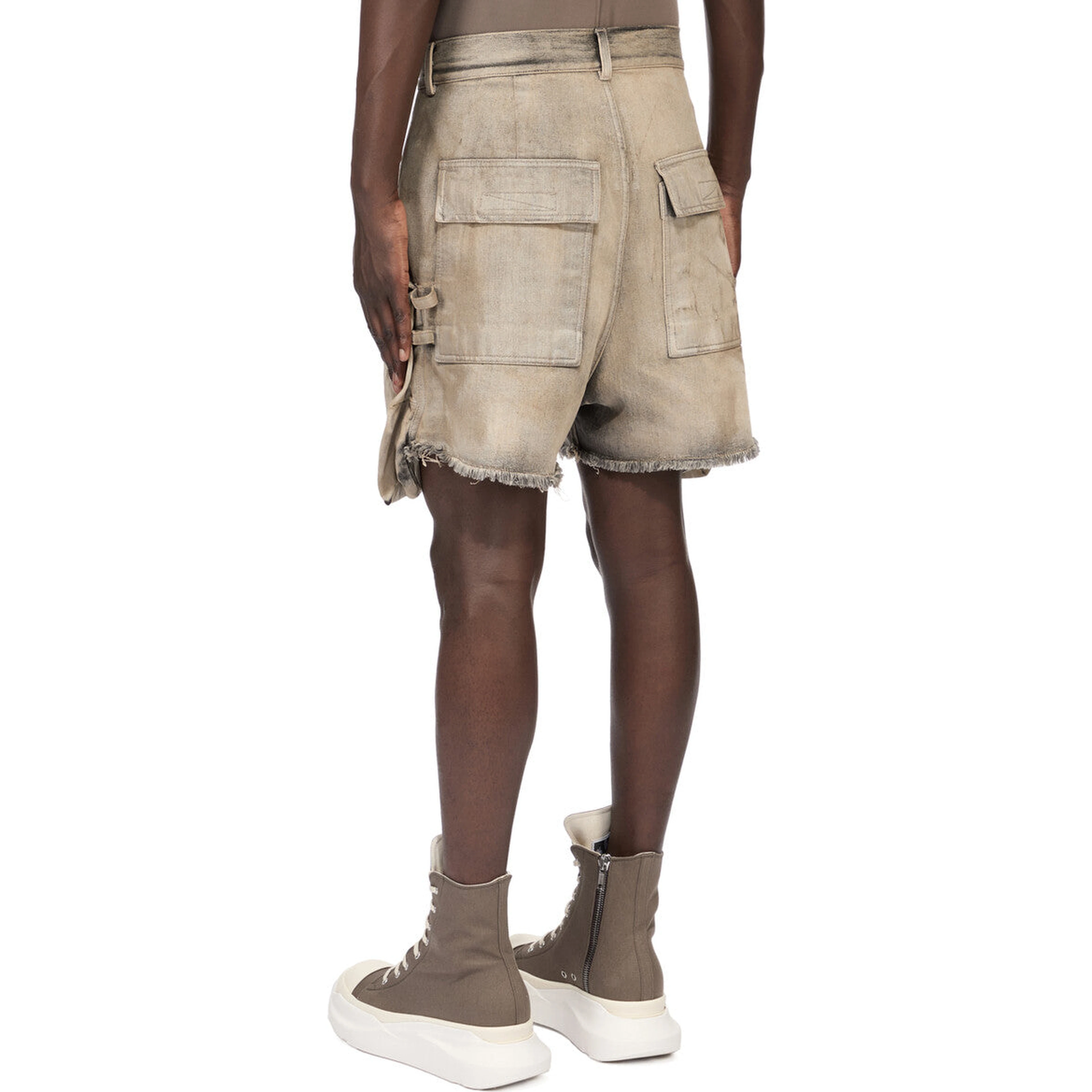 RICK OWENS DRKSHDW Shorts Brown
