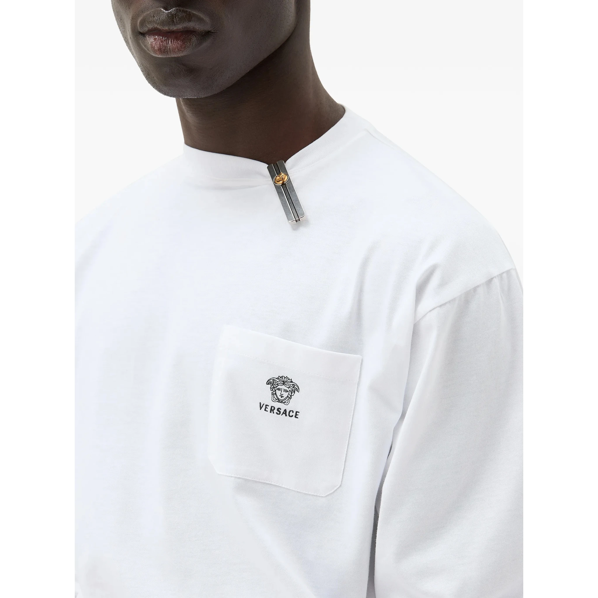 Versace T-shirts and Polos White