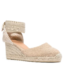 حذاء مسطح من كاستانير، بيج