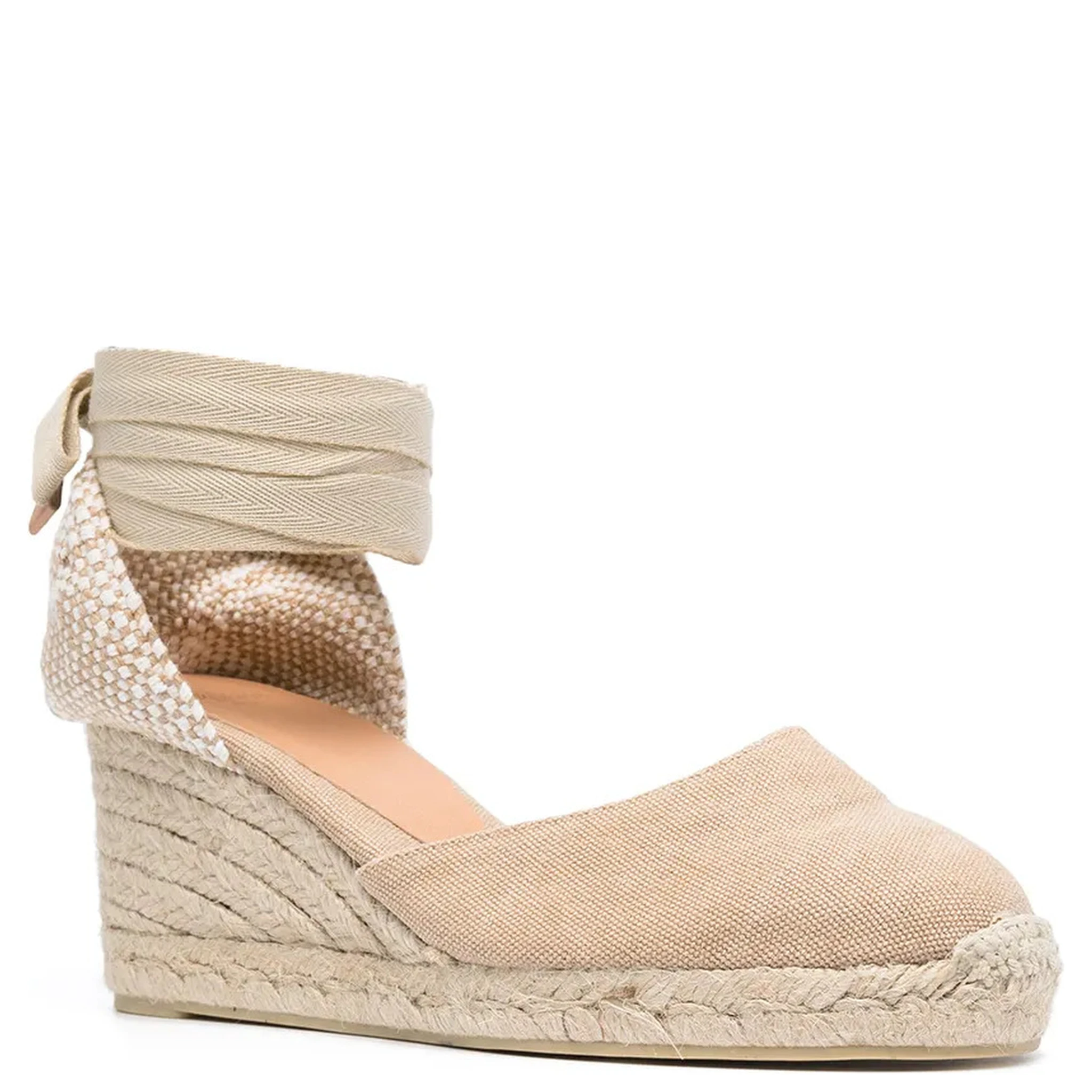 حذاء مسطح من كاستانير، بيج