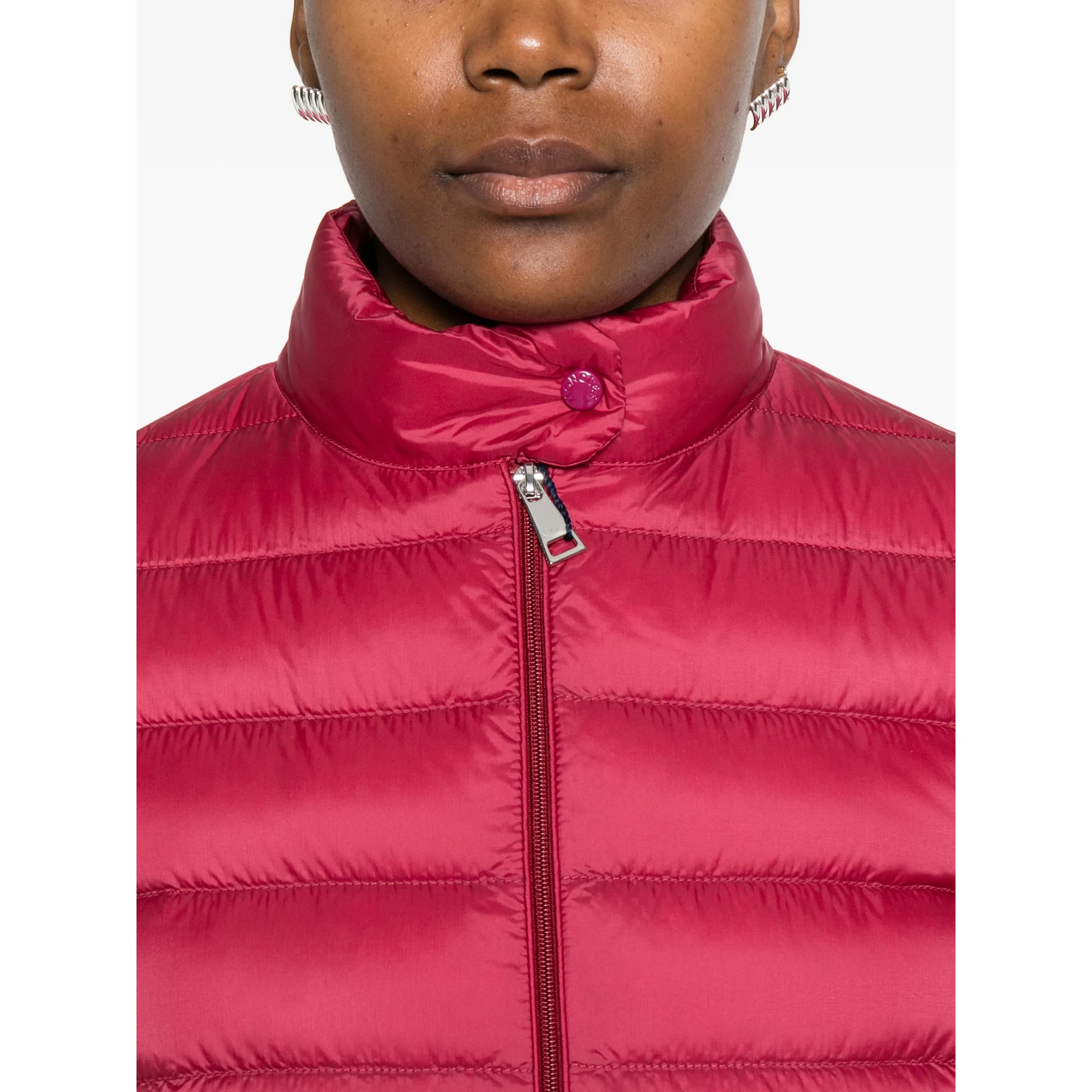 Moncler Coats Fuchsia
