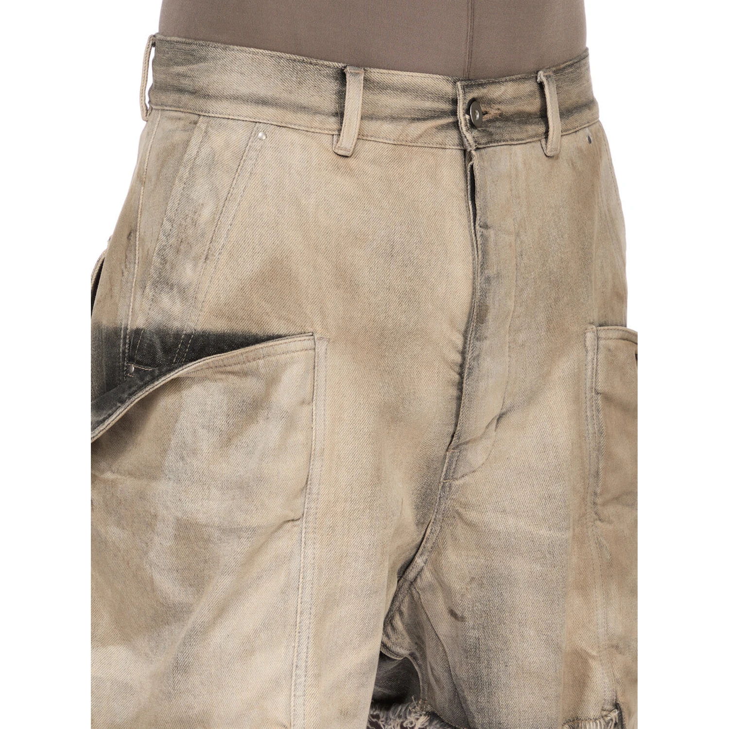 RICK OWENS DRKSHDW Shorts Brown