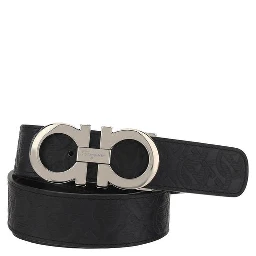 Black Calf Leather Bos Taurus Belt