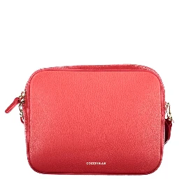 Red Leather Women Handbag