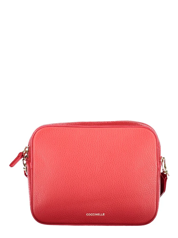 Red Leather Women Handbag