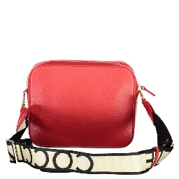 Red Leather Women Handbag