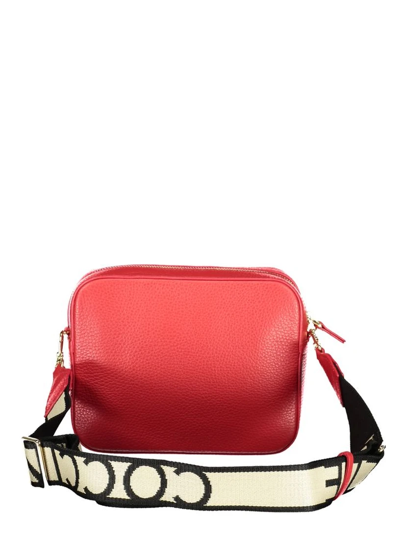 Red Leather Women Handbag