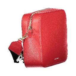Red Leather Women Handbag