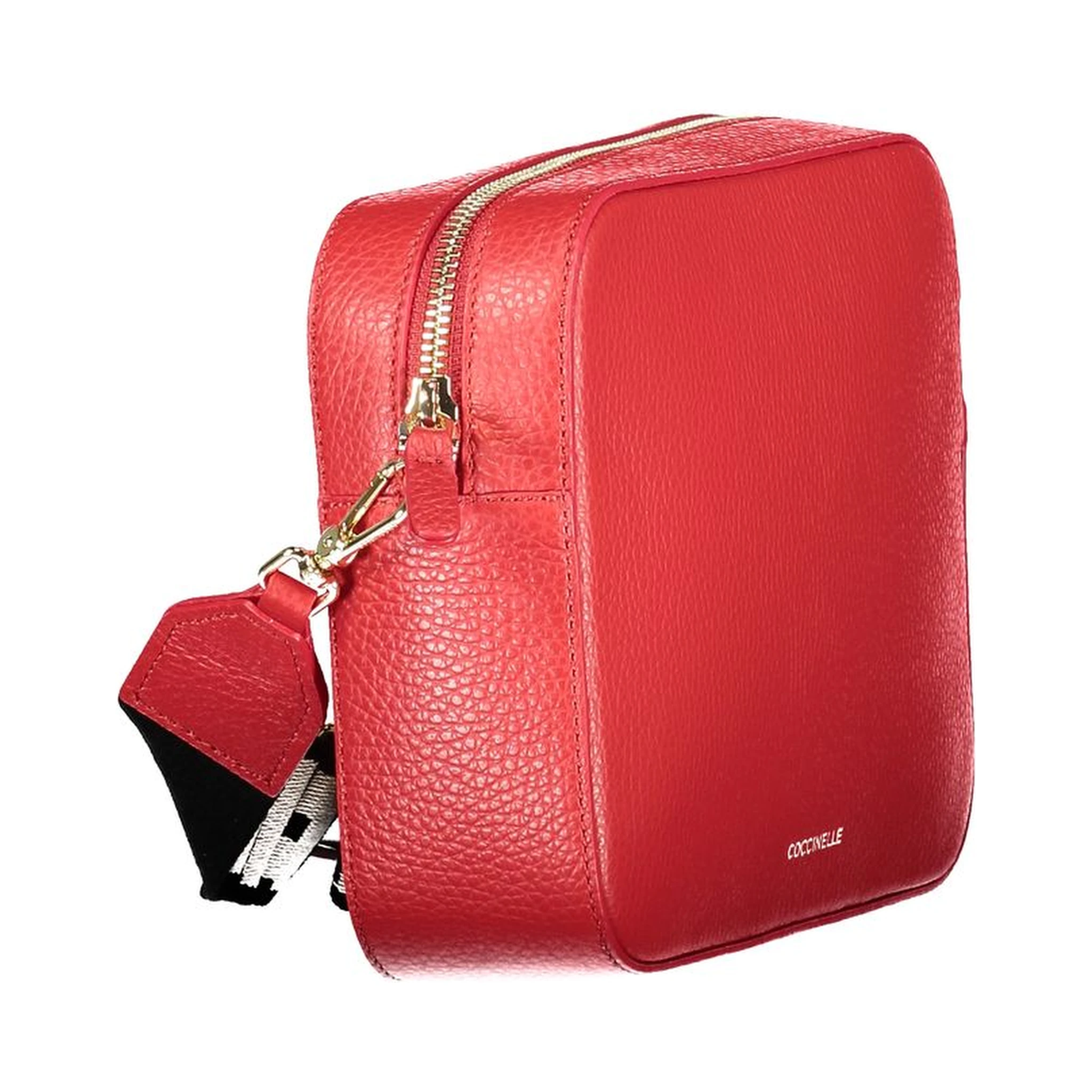 Red Leather Women Handbag