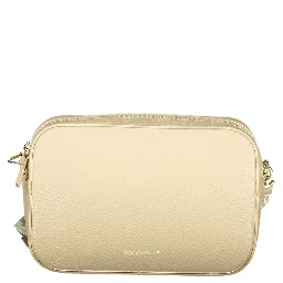 Beige Leather Women Handbag