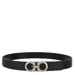 Black Calf Leather Bos Taurus Belt
