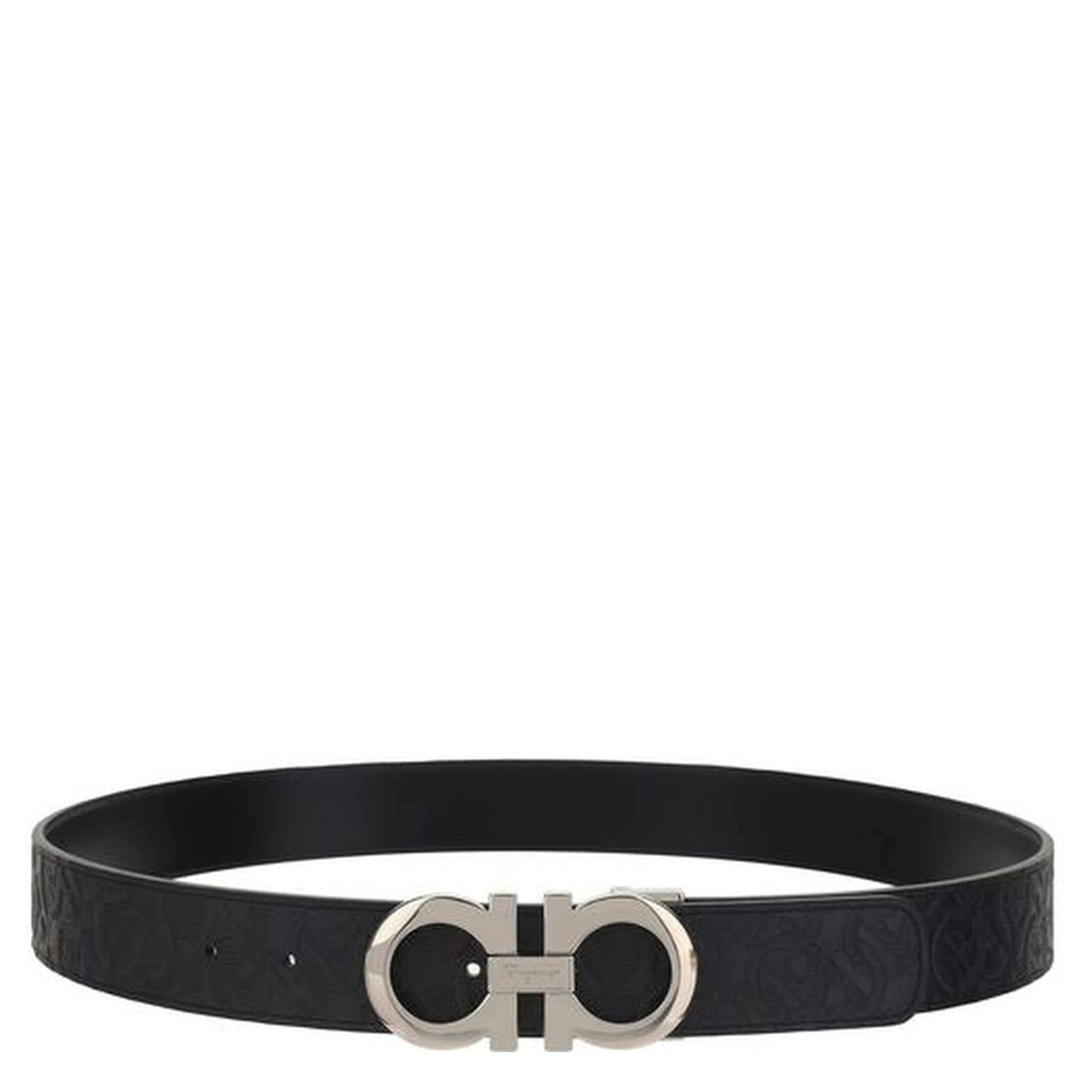 Black Calf Leather Bos Taurus Belt