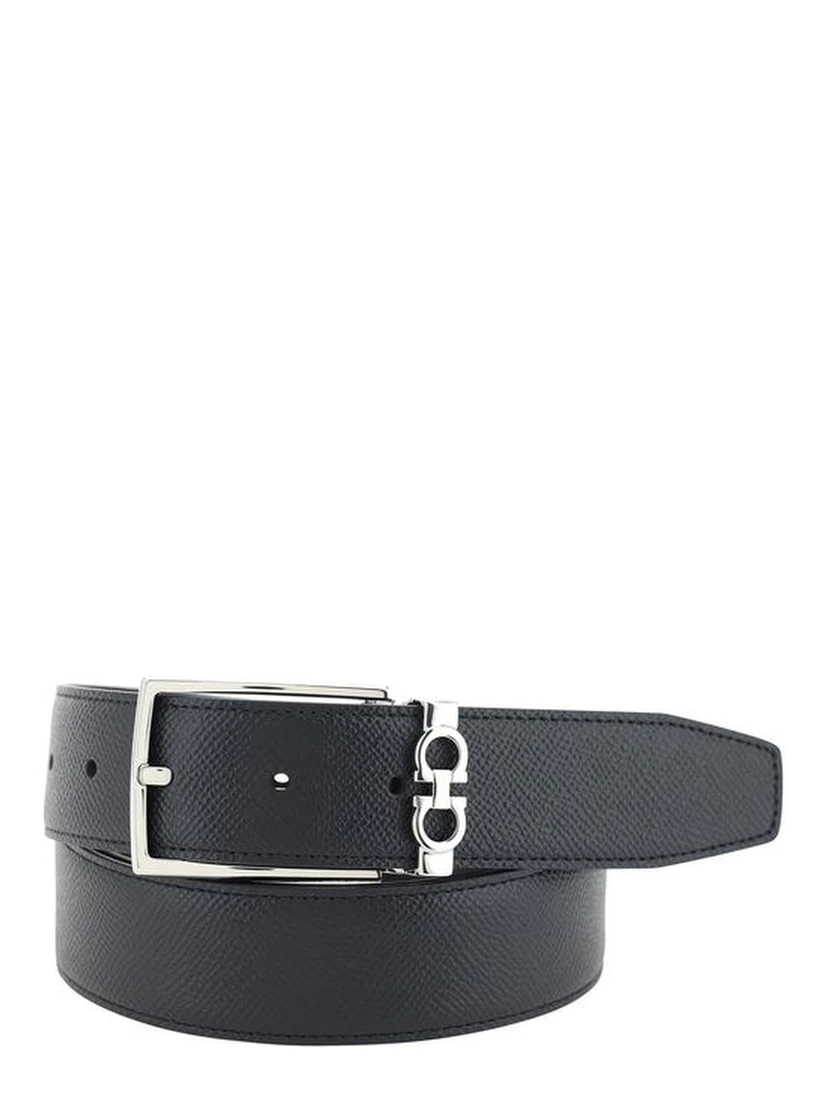 Black Calf Leather Bos Taurus Regular Belt