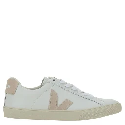 White Calf Leather Bos Taurus Sneakers