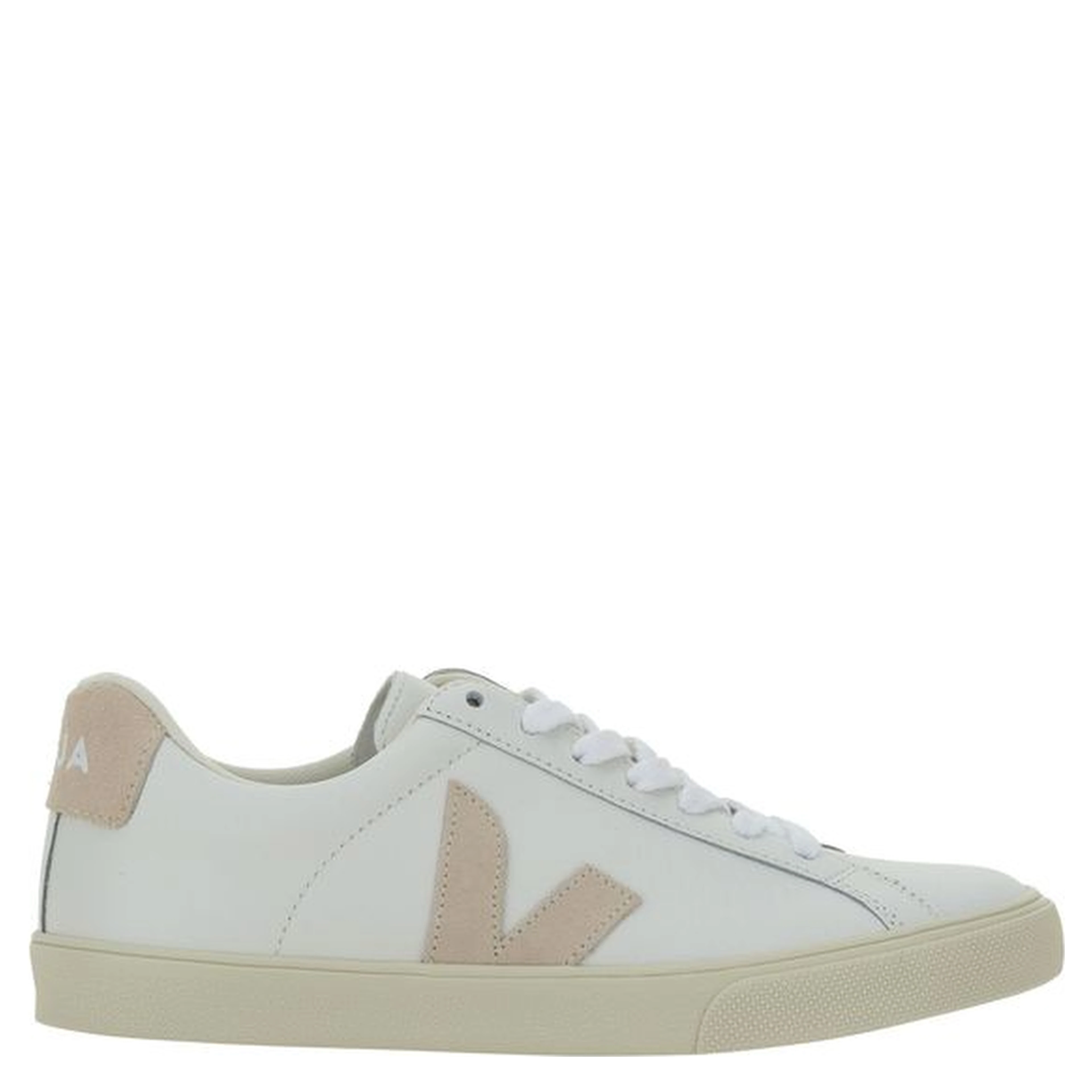 White Calf Leather Bos Taurus Sneakers