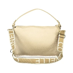 Beige Leather Women Handbag