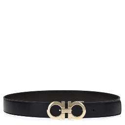 Black Calf Leather Bos Taurus Regular Belt