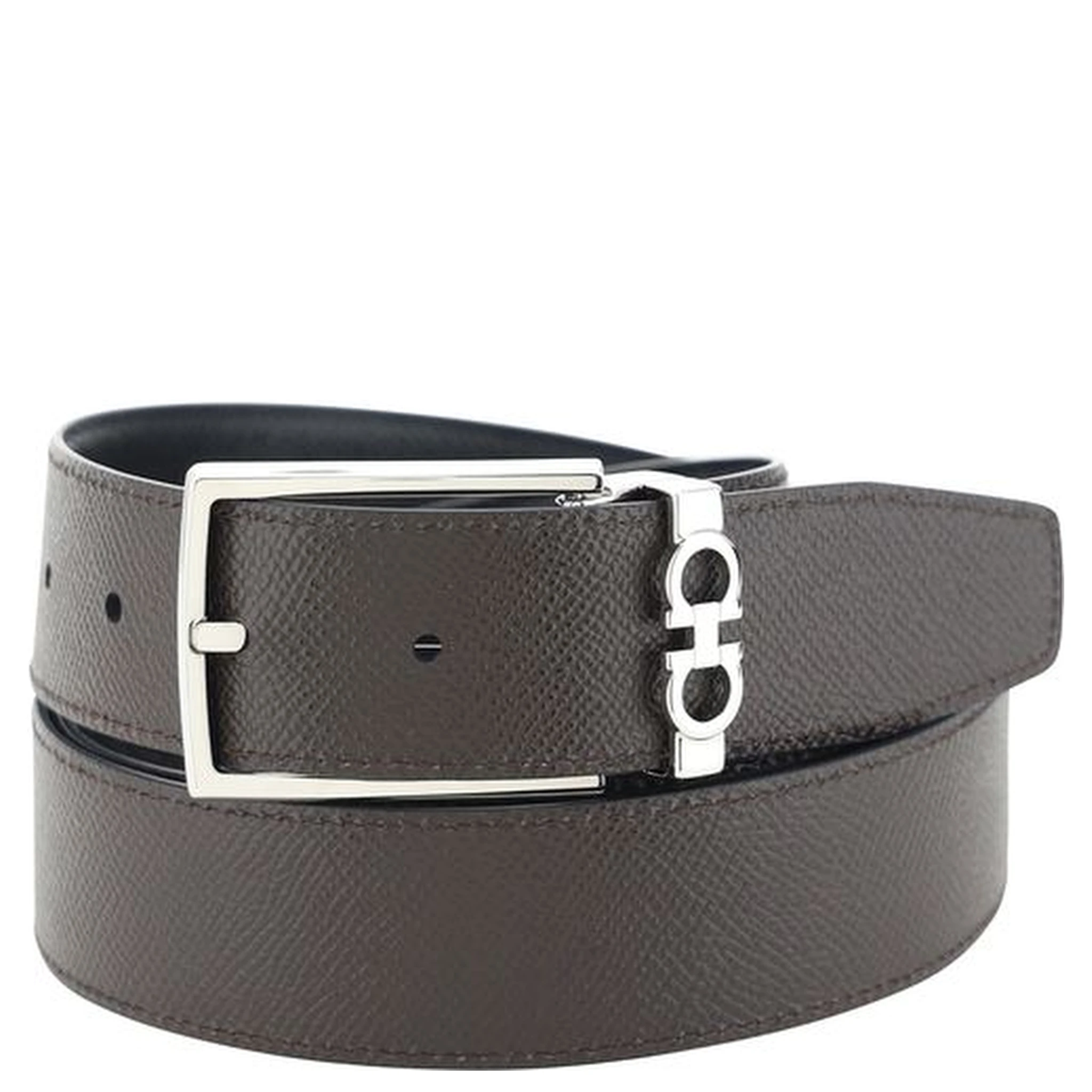 Black Calf Leather Bos Taurus Regular Belt
