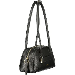 Black Leather Women's Handbag