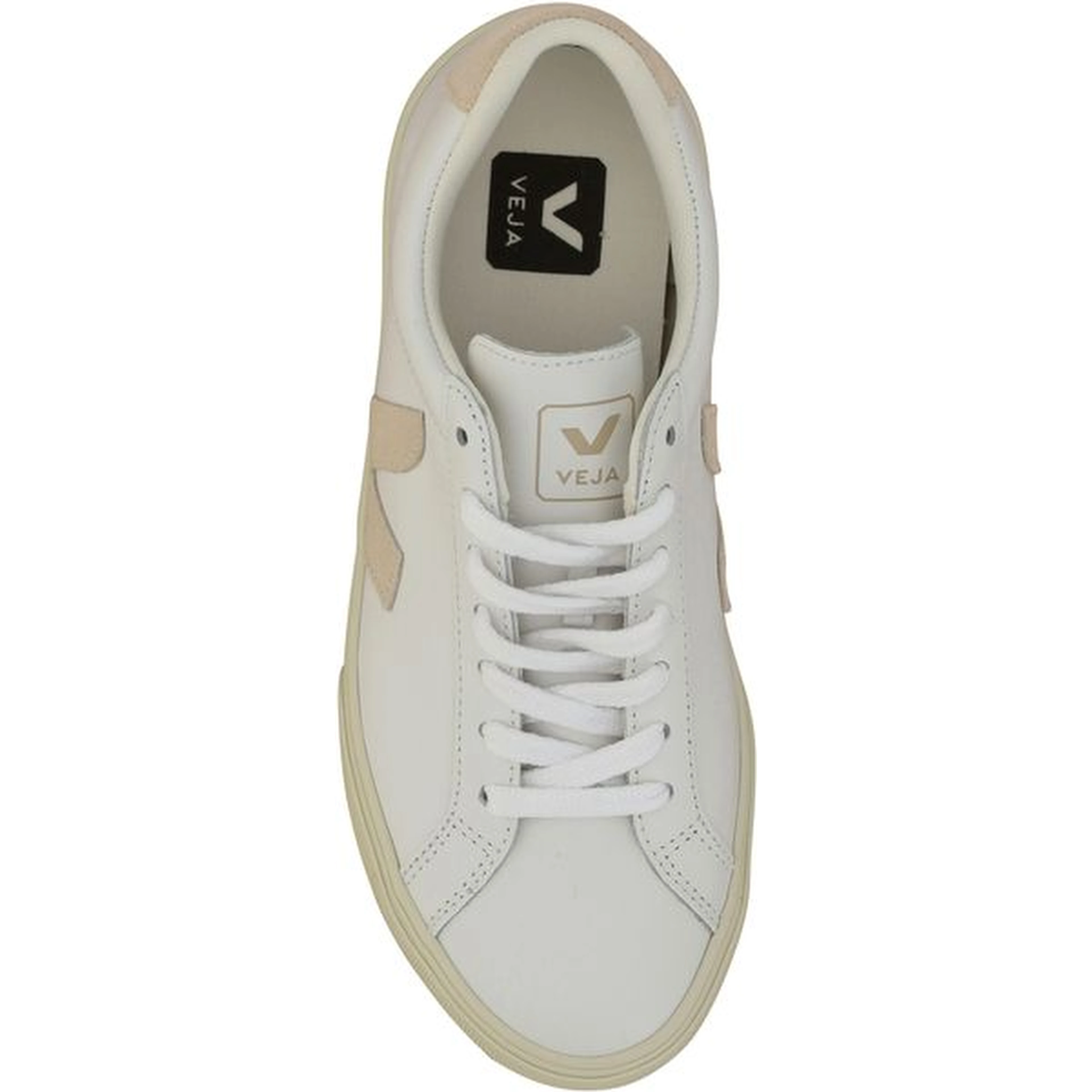 White Calf Leather Bos Taurus Sneakers