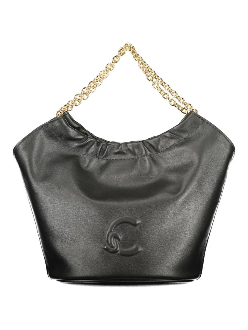 Black Leather Women Handbag