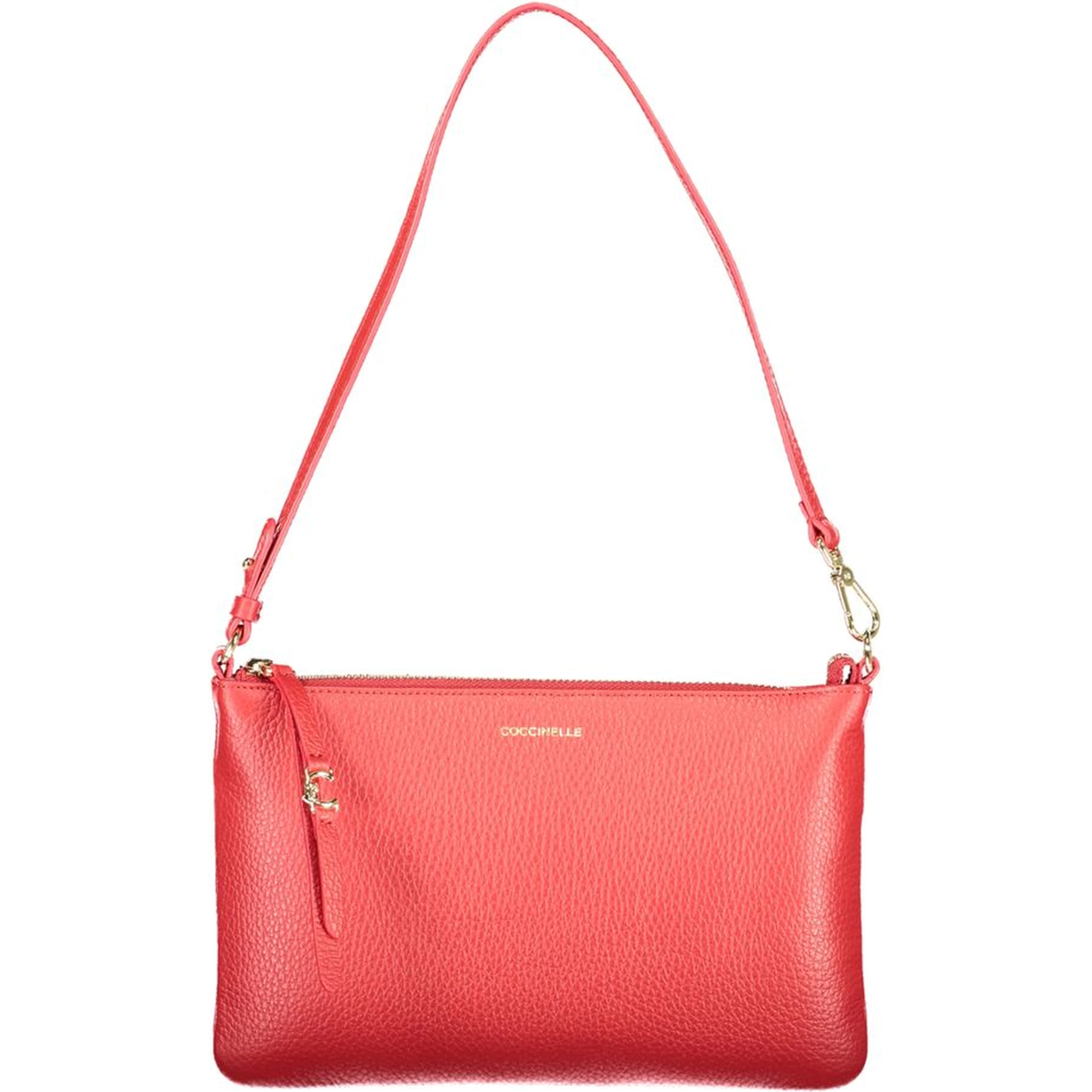 Red Leather Women Handbag