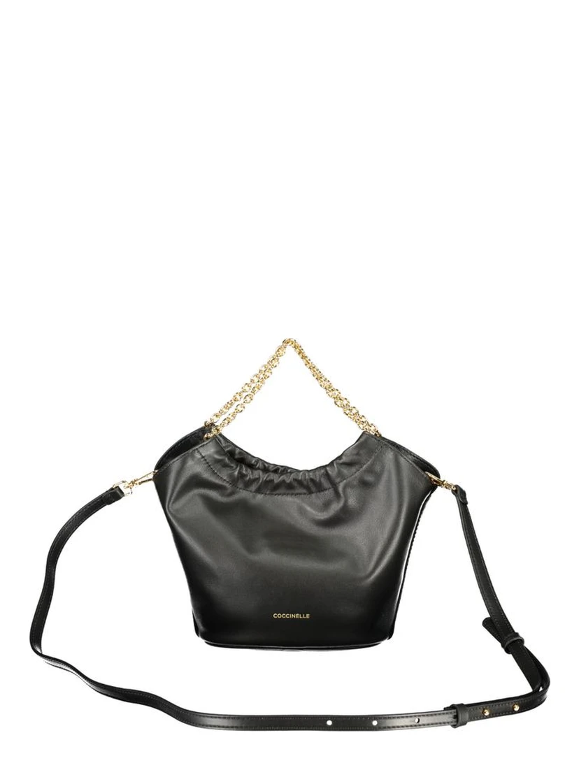Black Leather Women Handbag