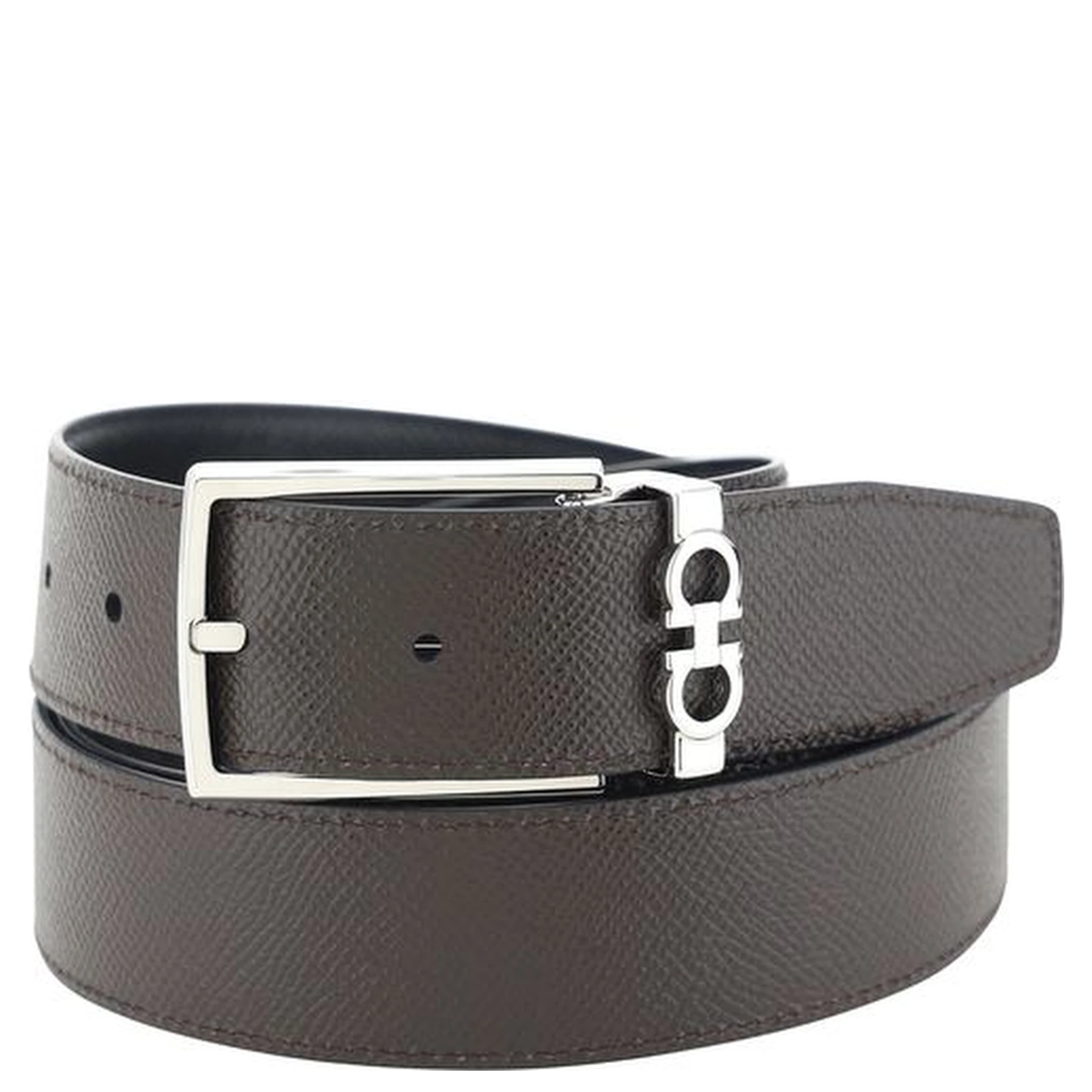 Black Calf Leather Bos Taurus Regular Belt