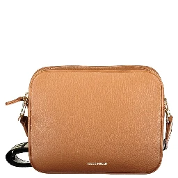 Marrone Pelle Woman Handbag