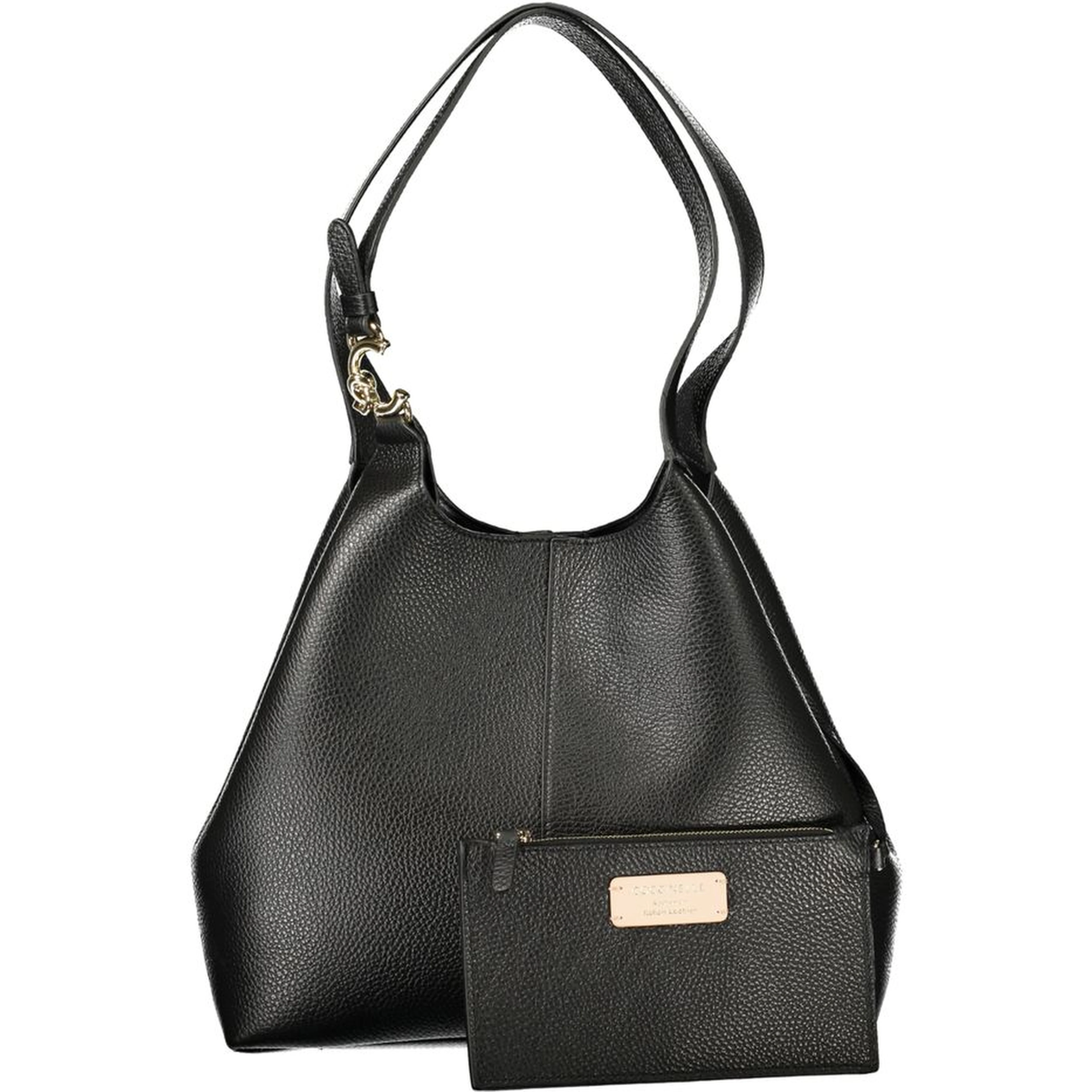 Black Leather Women Handbag