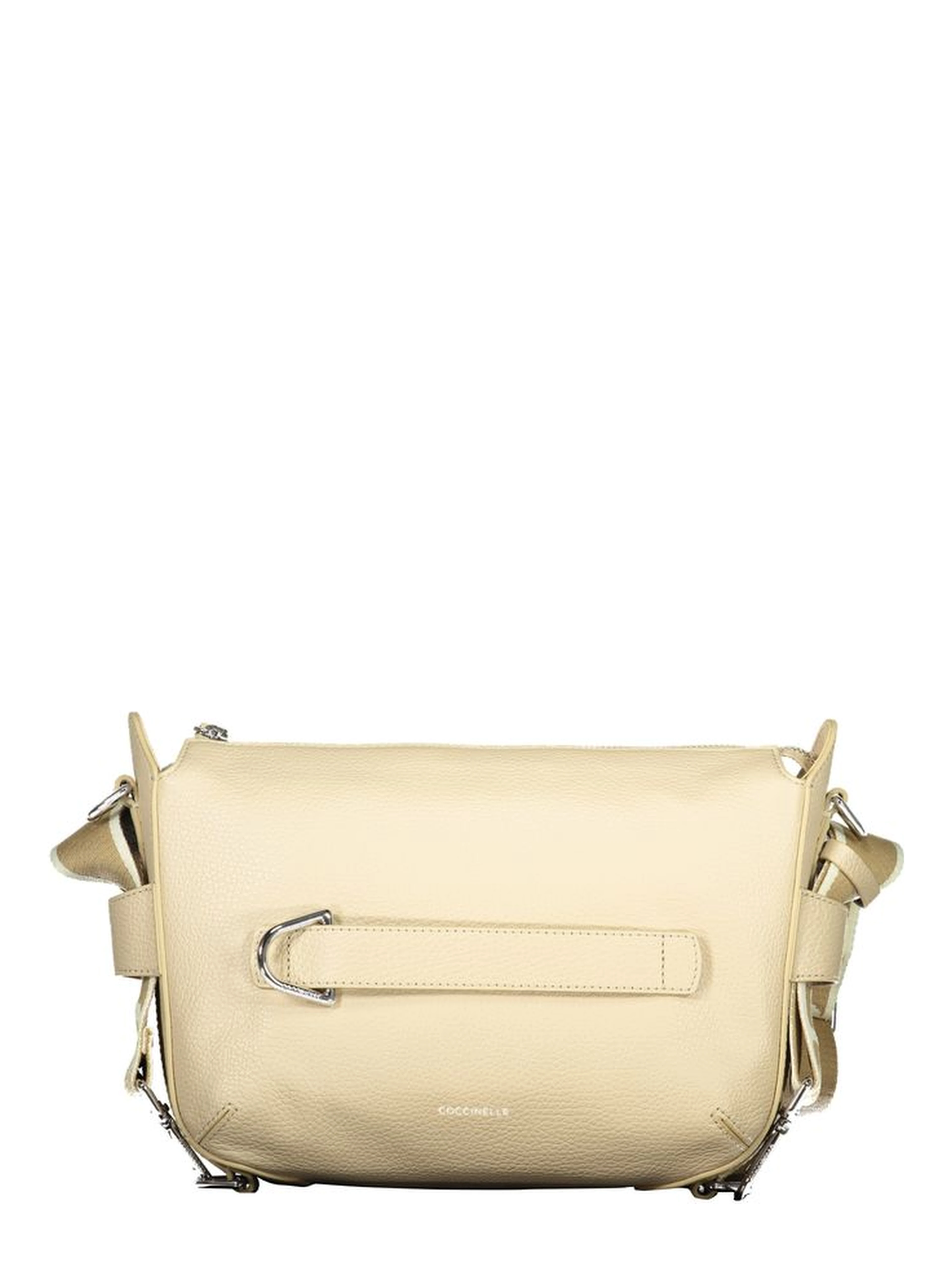 Beige Leather Womens Handbag