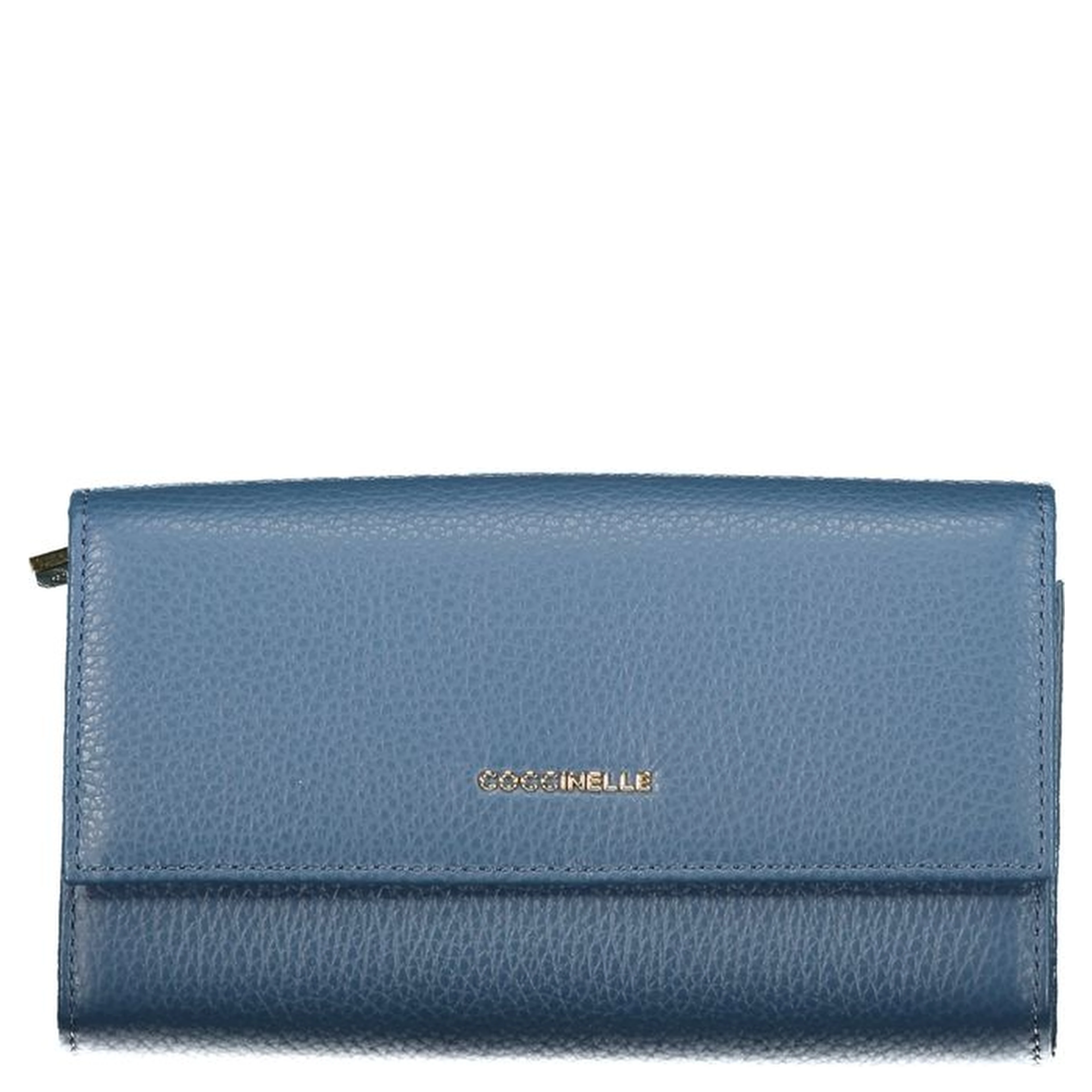 Blue Leather Women Wallet