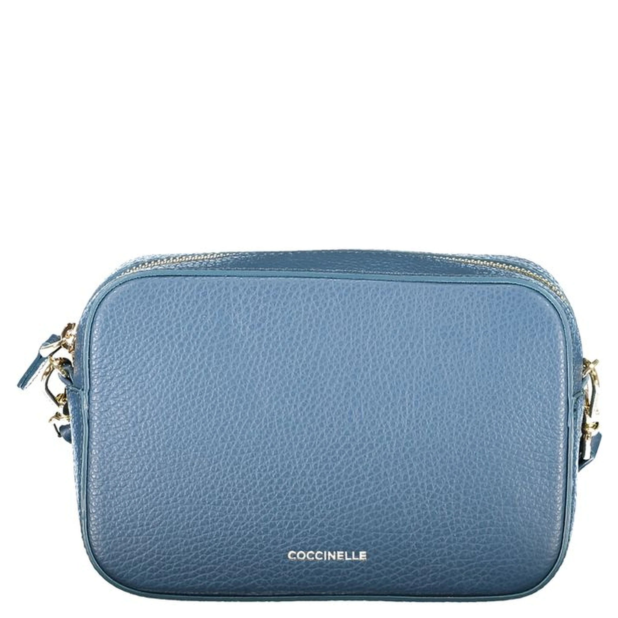 Blue Leather Women's Handbag