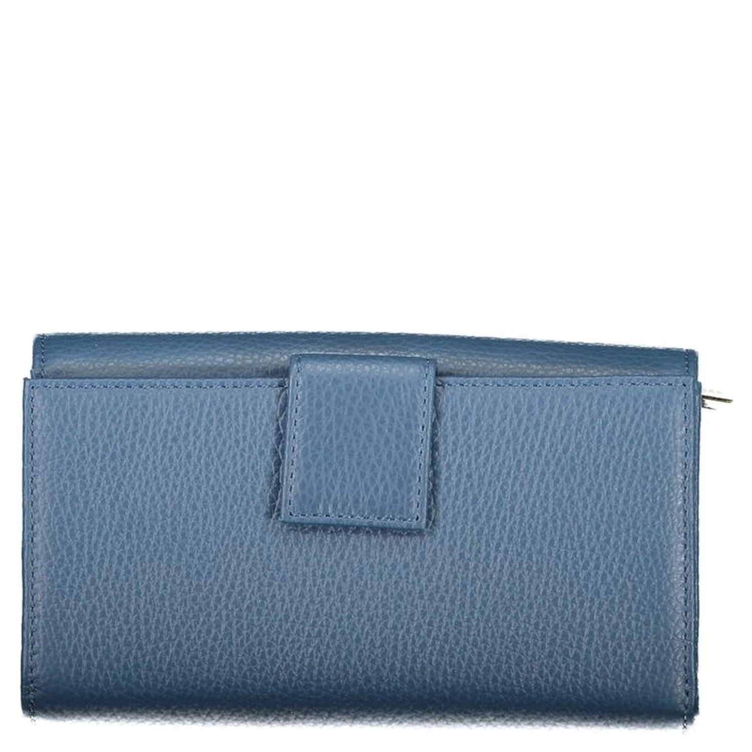 Blue Leather Women Wallet