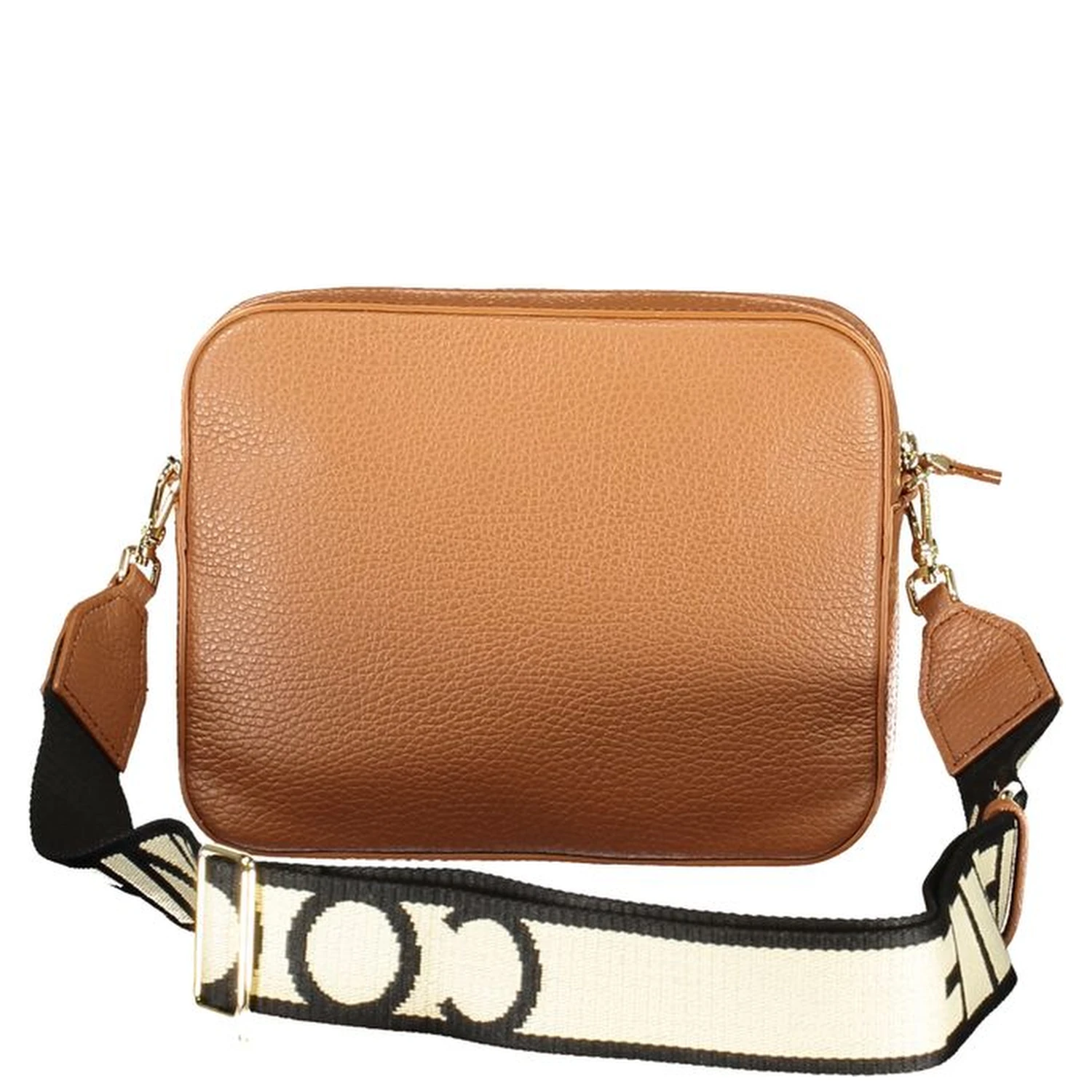 Marrone Pelle Woman Handbag