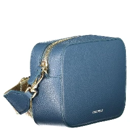 Blue Leather Women's Handbag