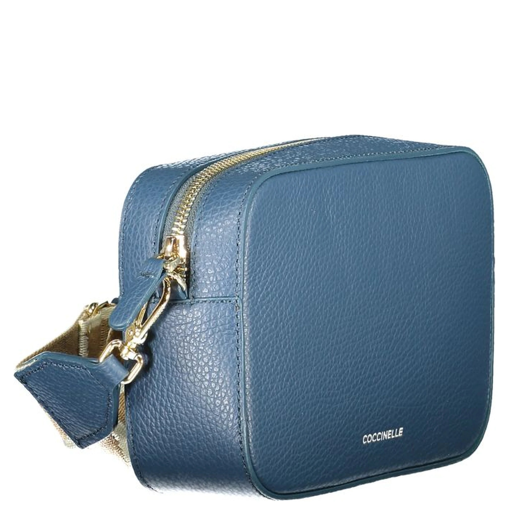 Blue Leather Women's Handbag