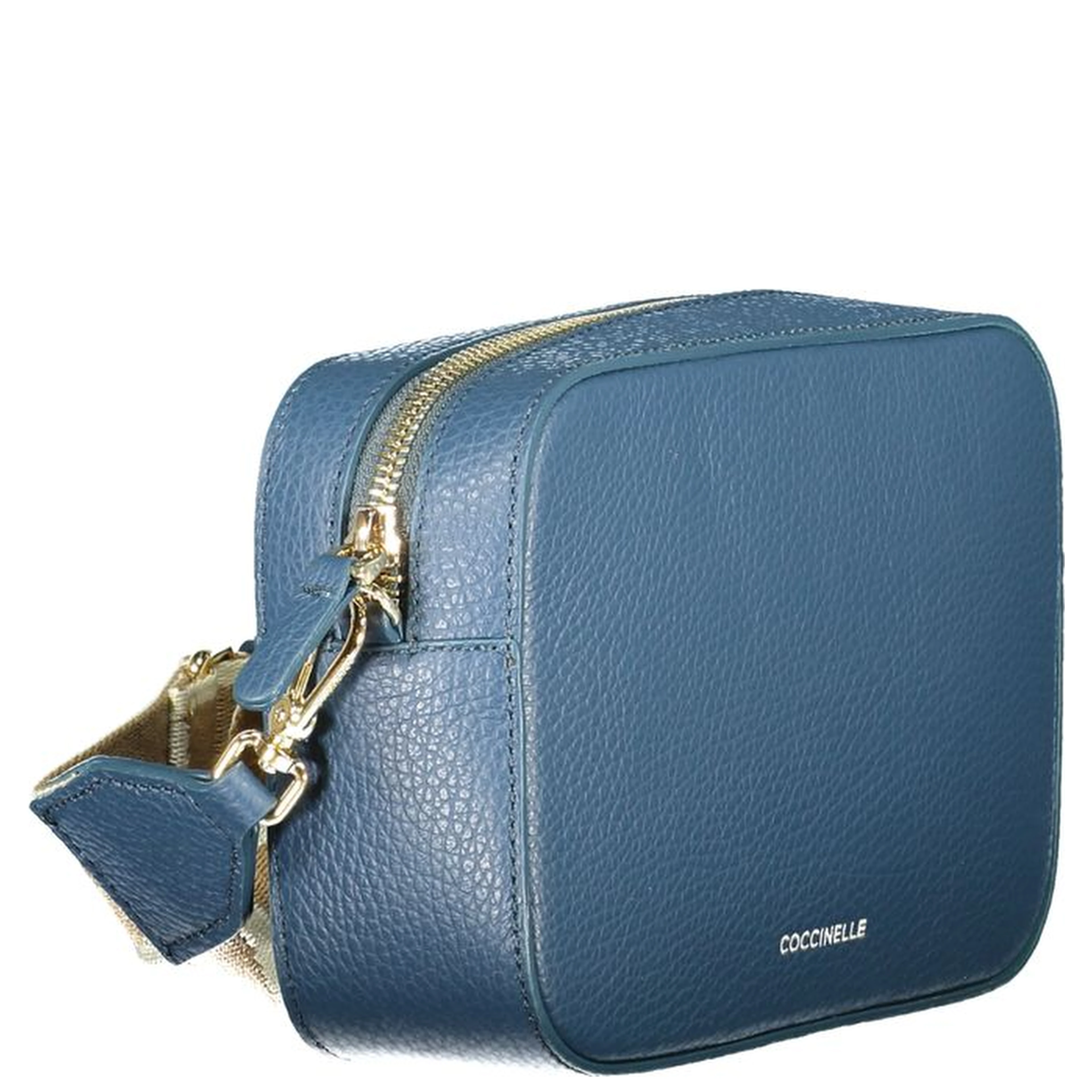 Blue Leather Women's Handbag