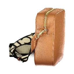 Marrone Pelle Woman Handbag