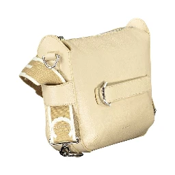 Beige Leather Womens Handbag