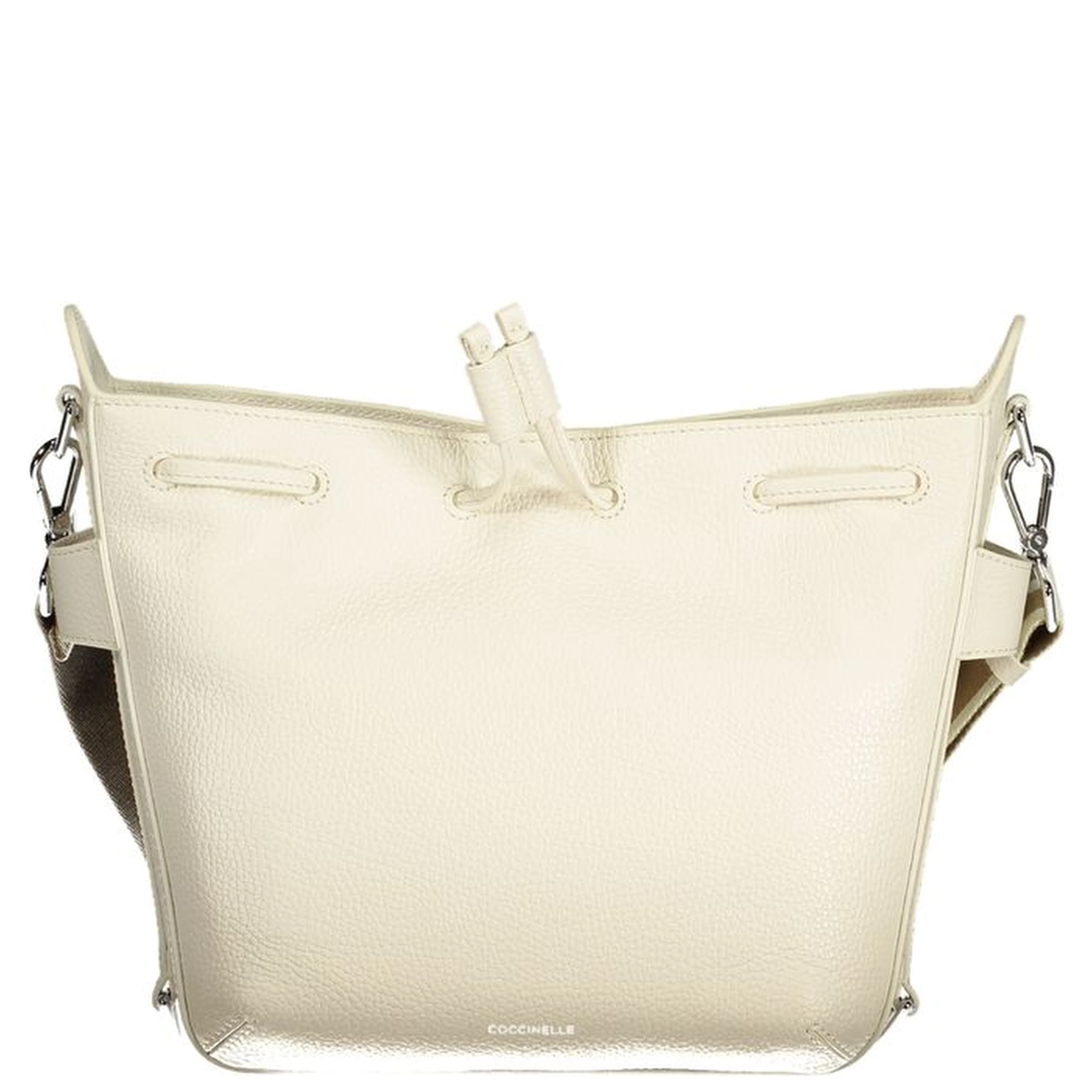 White Leather Women Handbag