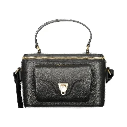 Black Leather Women Handbag