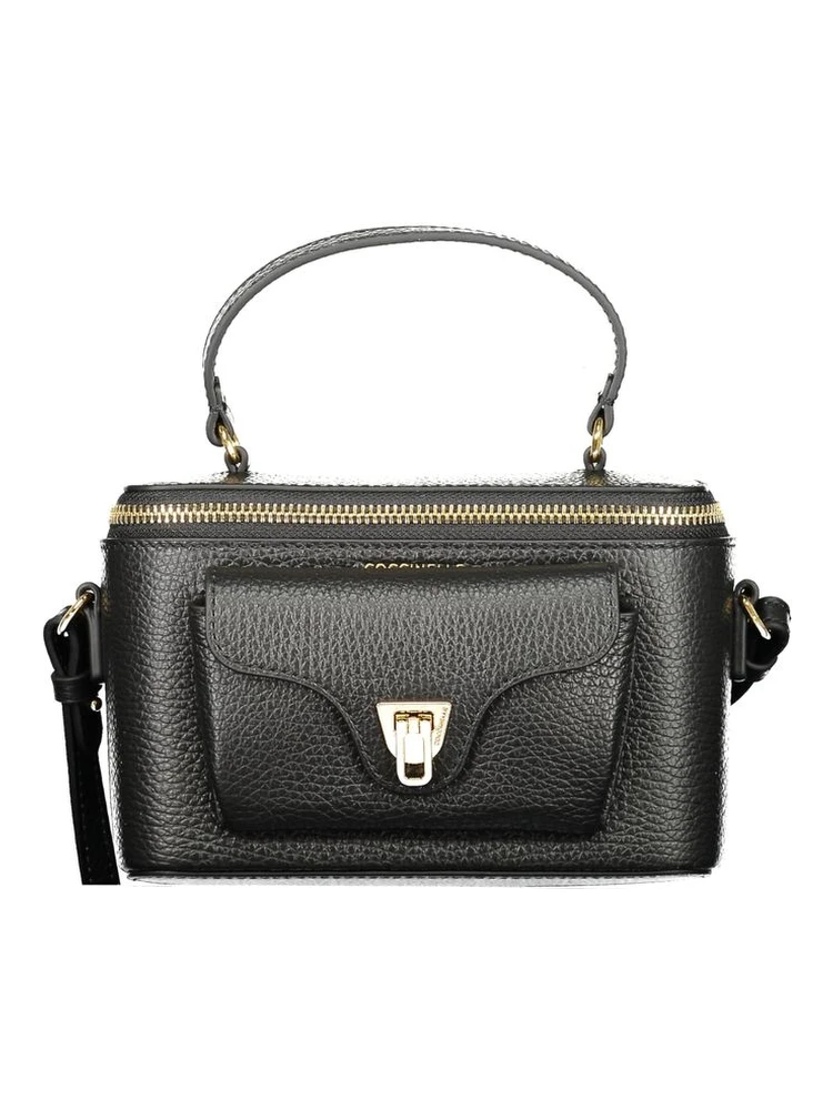 Black Leather Women Handbag