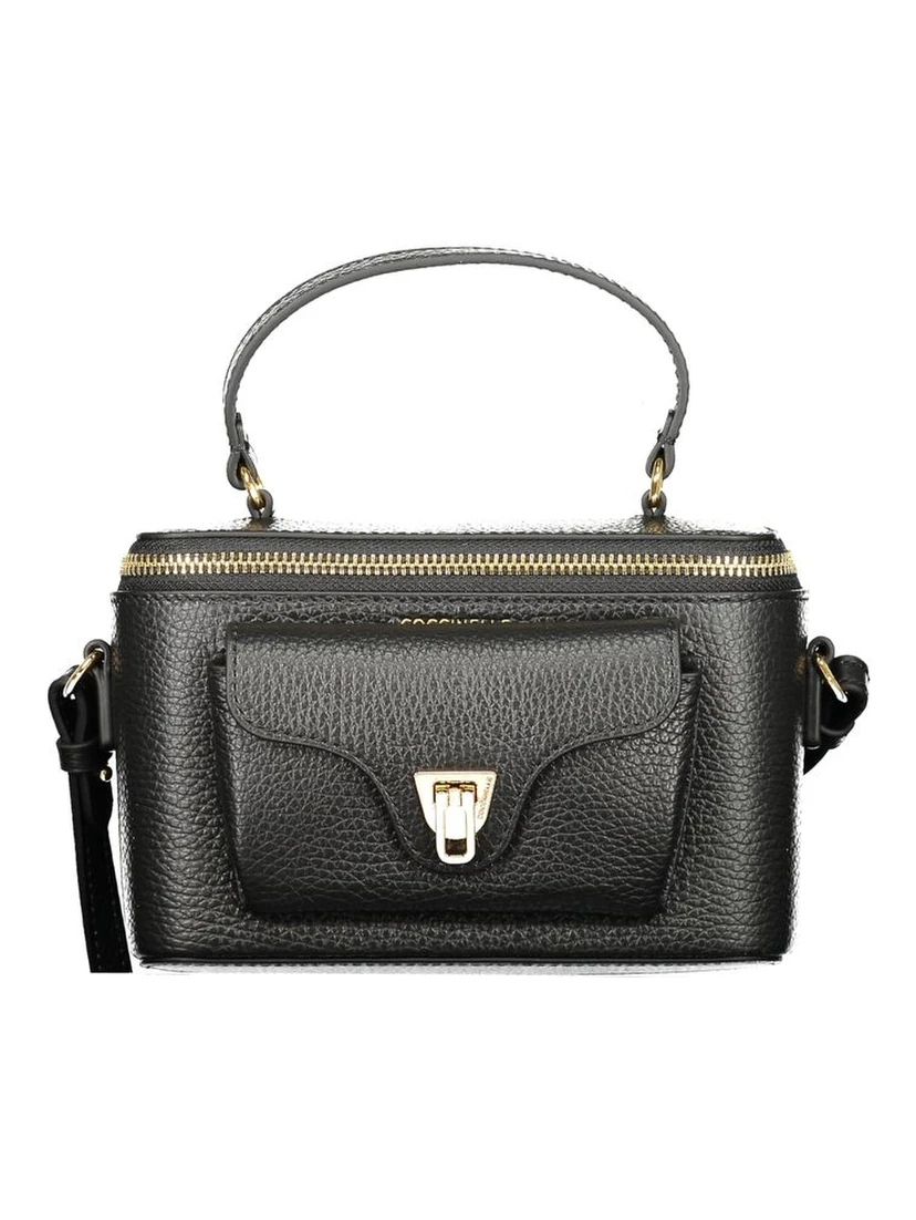 Black Leather Women Handbag