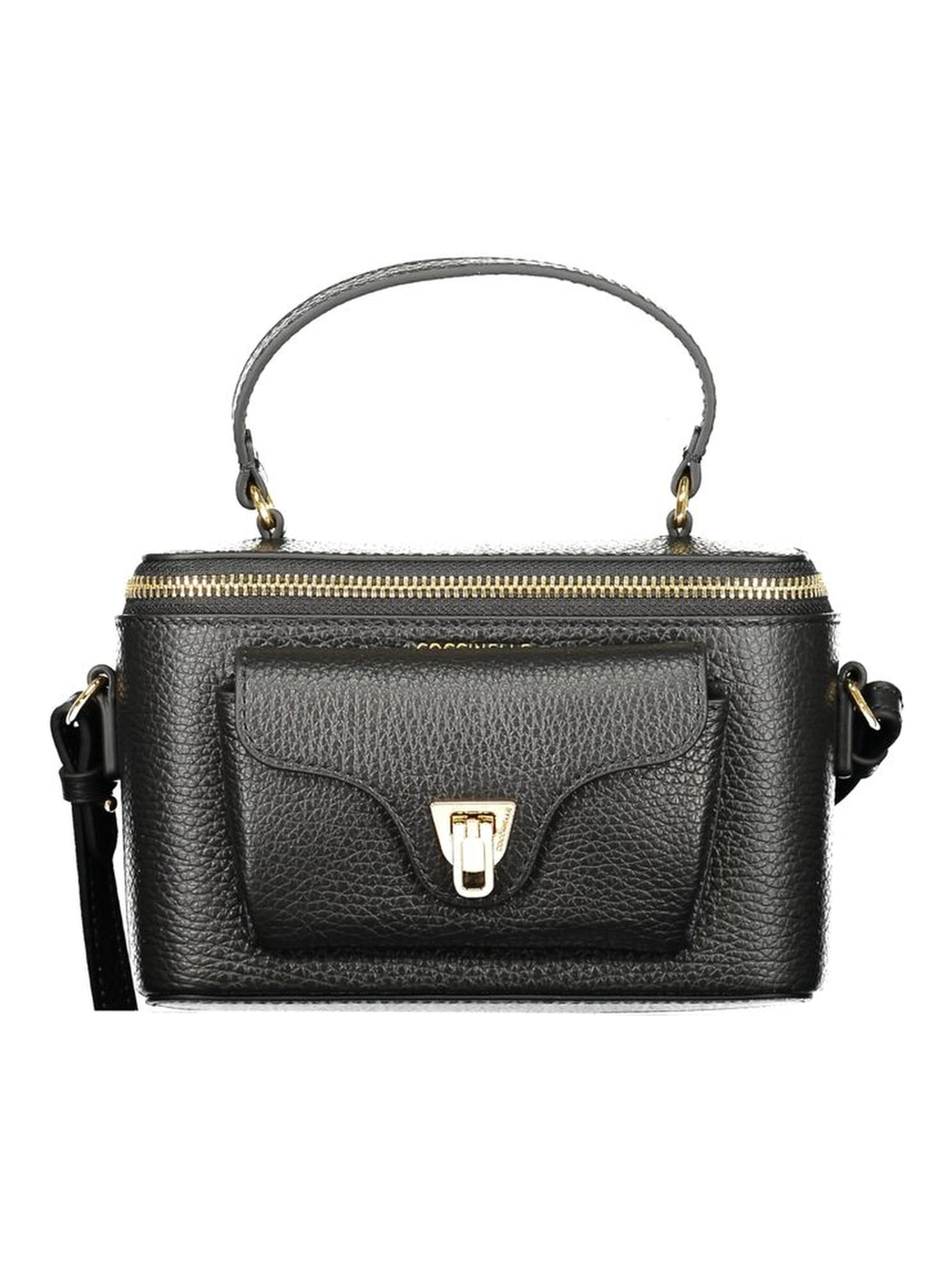 Black Leather Women Handbag