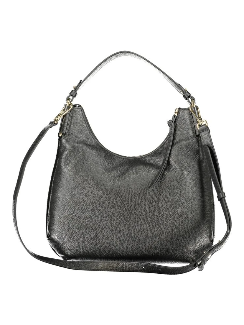 Black Leather Women Handbag