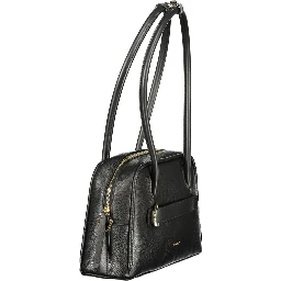 "Black Leather Women's Handbag"