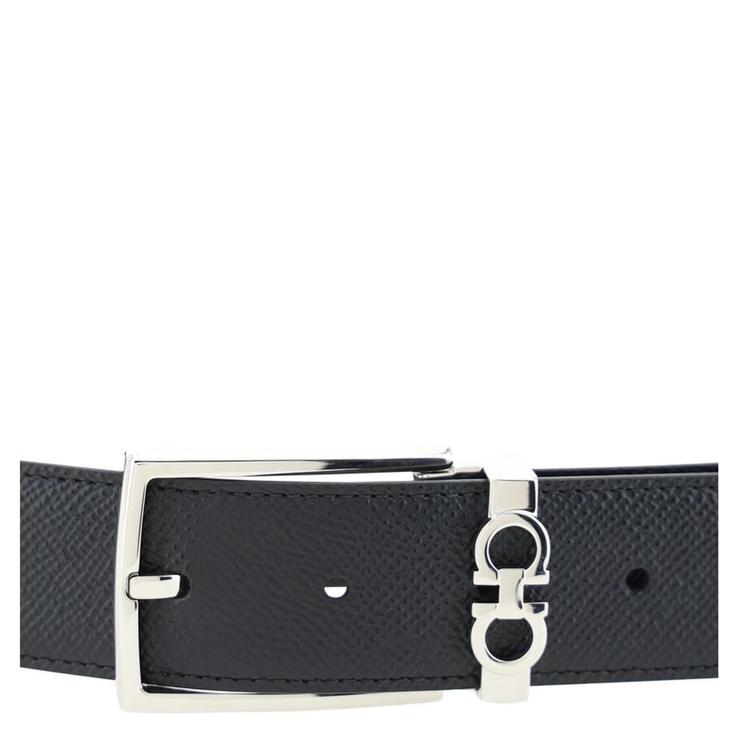 Black Calf Leather Bos Taurus Regular Belt